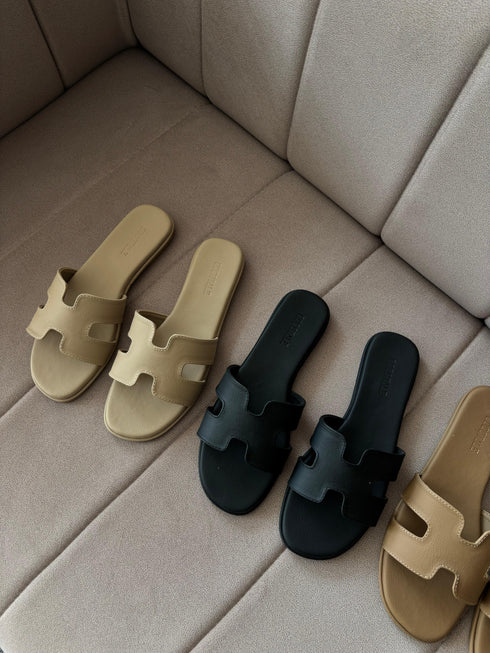 Summer H Shape Oran Slid On Flat